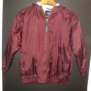 Charles River Youth Size Large Performer Jacket Activewear Burgundy Sports NEW